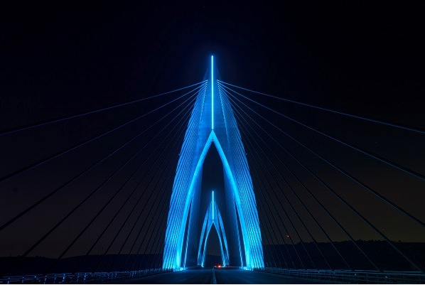【新闻】非洲最大斜拉桥采用飞利浦LED照明